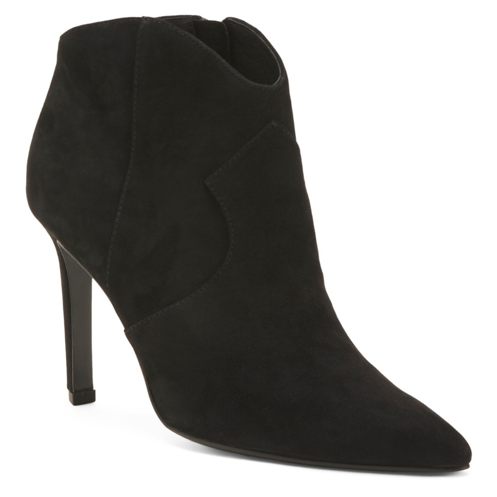 Natori suede dress booties sz 6